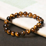 Fashion 5A Natural Tiger's eye Stone Bracelets & Bangle for Women and Men Bracelets Gift Beads Bracelets Accessories Wholesale.