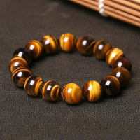 Fashion 5A Natural Tiger's eye Stone Bracelets & Bangle for Women and Men Bracelets Gift Beads Bracelets Accessories Wholesale.