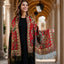 Foulard Femme Style Bohème à Motif Cachemire et Franges Polyester