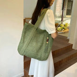 Grand sac cabas femme en paille - Élégance bohème chic