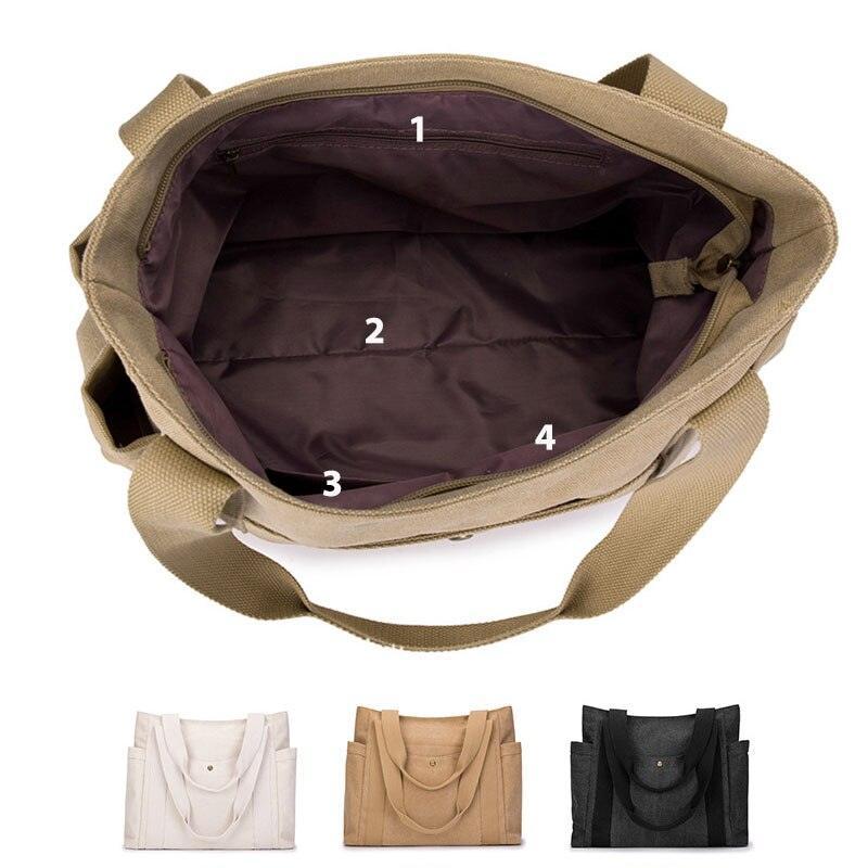 TIMIFIS Sac Fourre-Tout en Toile Mode Grande Capacité Sac TIMIFIS Sac Fourre-Tout en Toile Mode Grande Capacité Sac