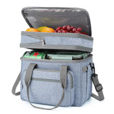 Grand sac isotherme repas double couche et étanche pour 4 personnes