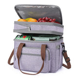 Grand sac isotherme repas double couche et étanche pour 4 personnes
