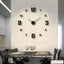 Reloj silencioso sin marco para la decoración del hogar