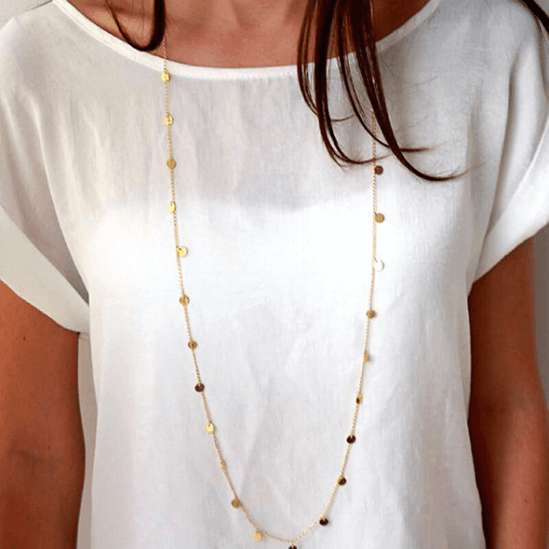 Long collier sautoir style bohème pour femmes - EMAKUJITIA