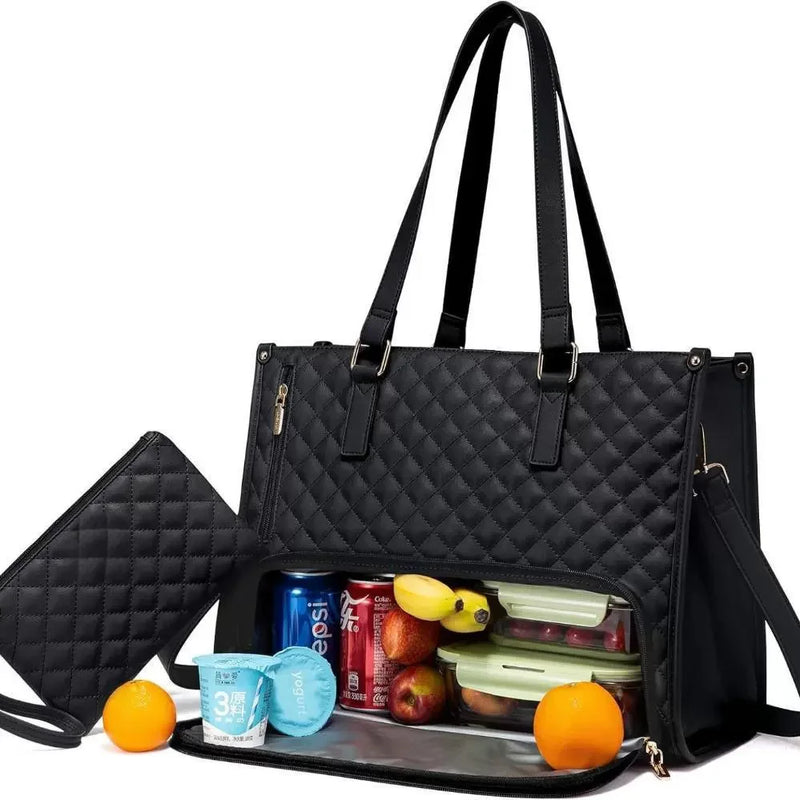Lunch Bag Isotherme Grande Capacité Étanche avec Sangle pour Repas