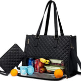 Lunch Bag Isotherme Grande Capacité Étanche avec Sangle pour Repas