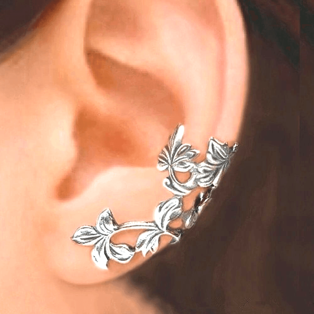 Manchette d'oreilles motif feuilles - EMAKUJITIA