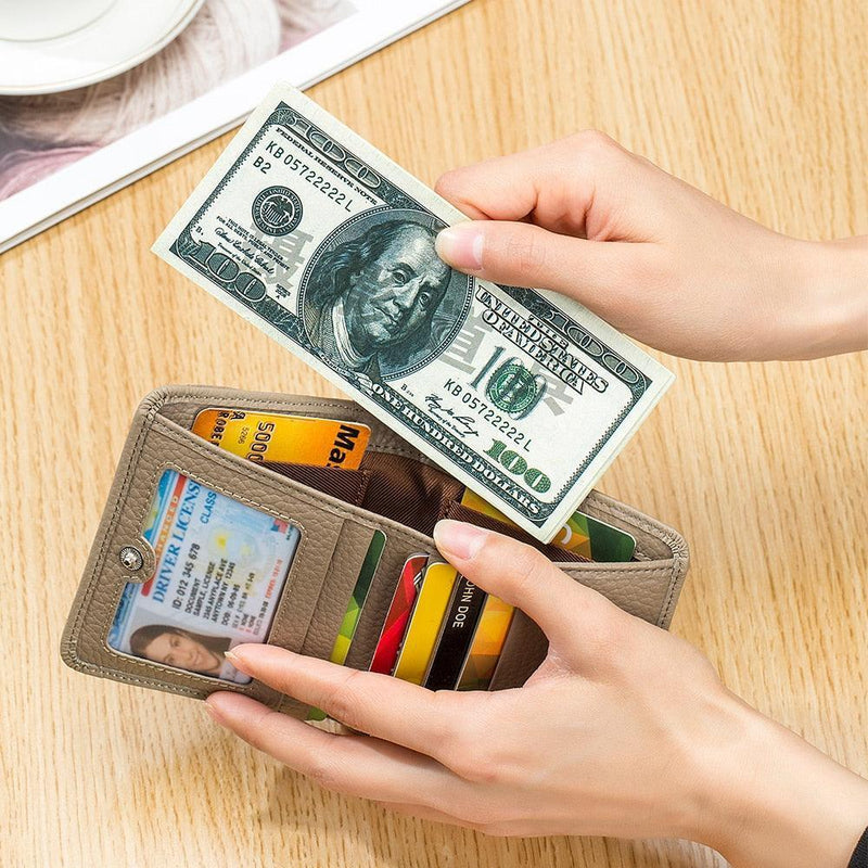 porte-monnaie femme avec blocage Rfid pour cartes de crédit - EMAKUJITIA