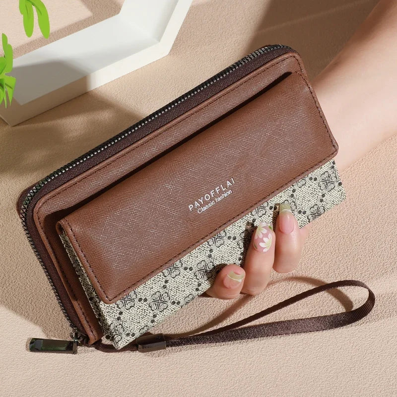 Portefeuille femme chic – Simili cuir et rangements astucieux