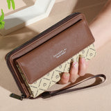 Portefeuille femme chic – Simili cuir et rangements astucieux