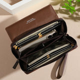 Portefeuille femme chic – Simili cuir et rangements astucieux