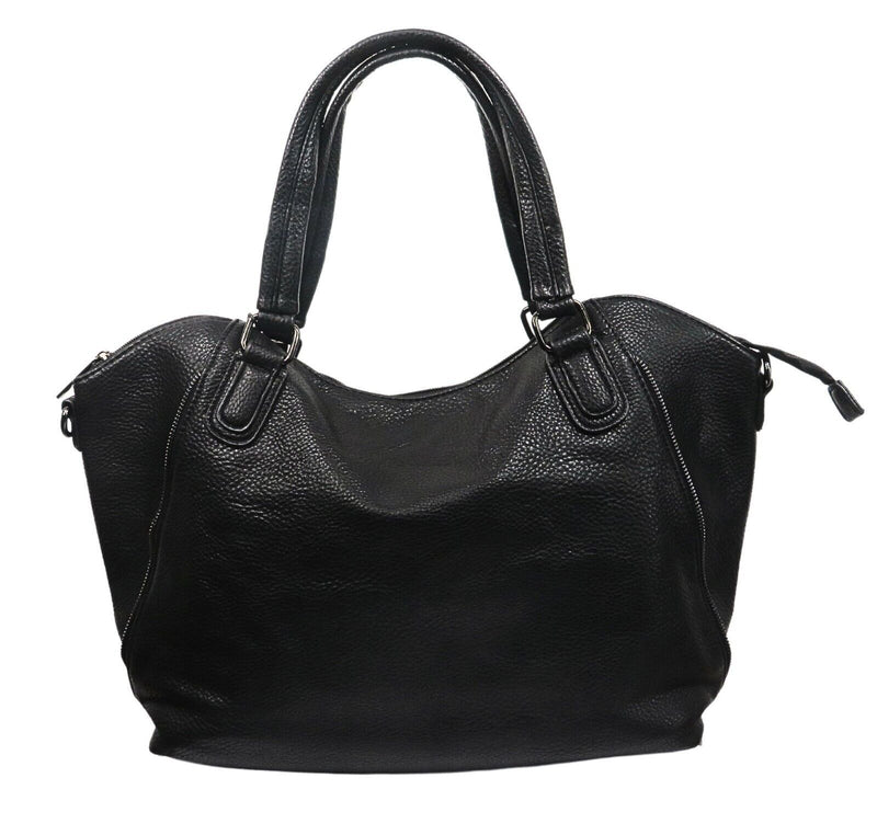 Women's faux leather tote bag