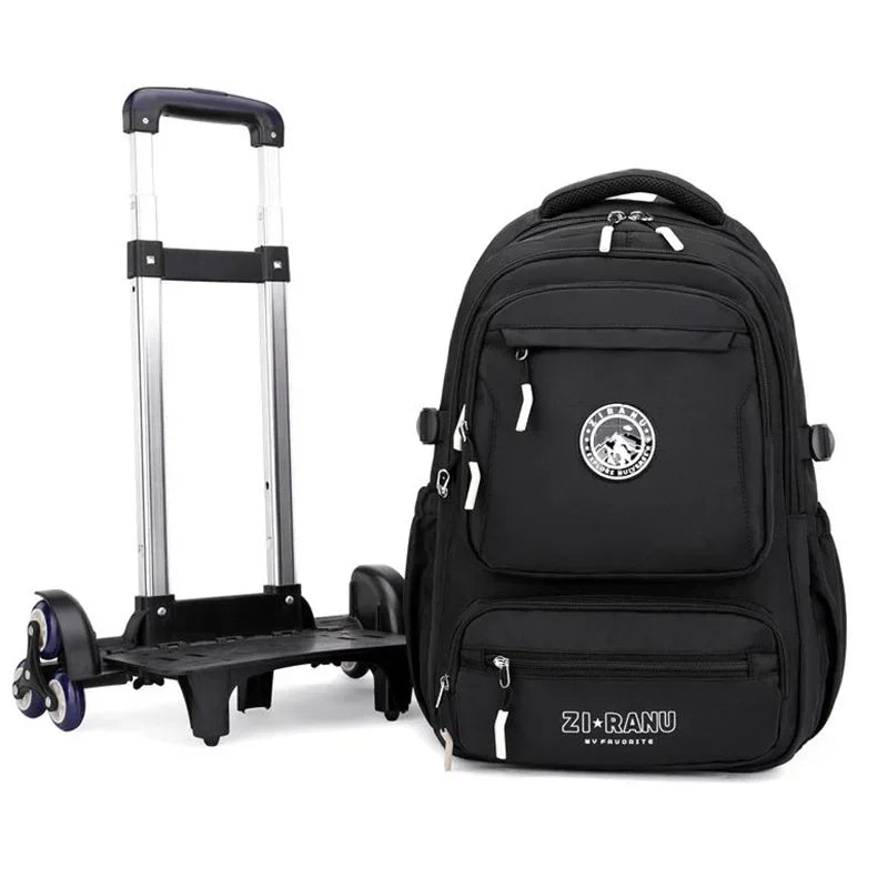 Sac à dos enfant à roulettes personnalisable, étanche et stylé