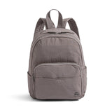 Sac à dos femme léger et imperméable couleur violet gris sur fond blanc