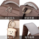 Sac à Dos Femme Bohème Chic Nylon Étanche à Motif Fantaisie