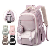 Sac à dos imperméable tendance avec motifs imprimés, fermeture zippée, idéal pour les déplacements quotidiens.