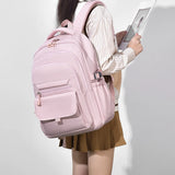Un sac à dos multicouche imperméable et élégant Oxford grande capacité Simple banlieue hors sol étudiant sac à dos