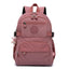 Mochila de nailon impermeable para mujer, estilo minimalista, con correas ajustables