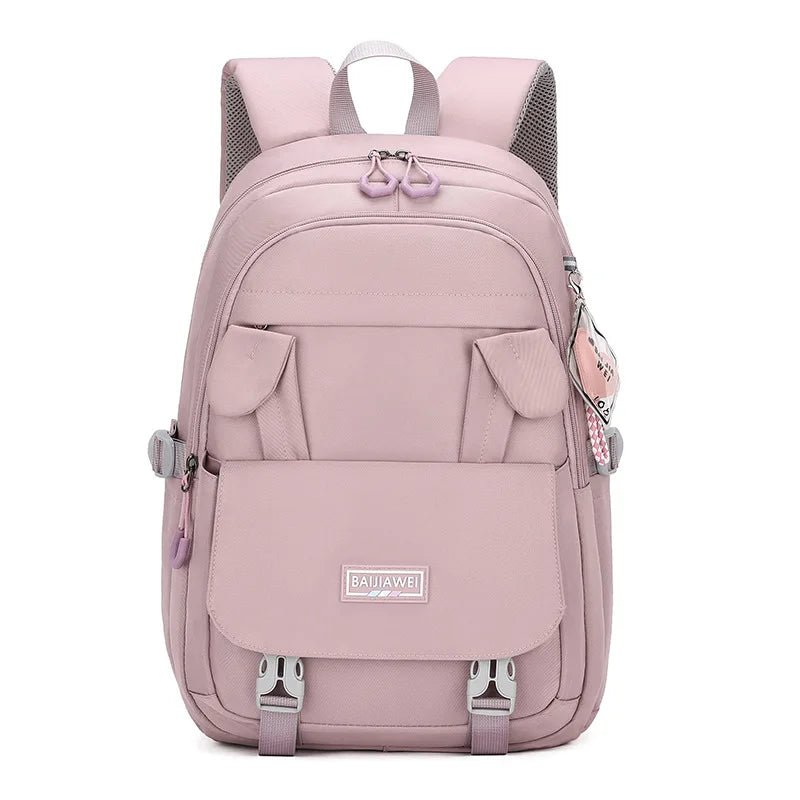 Sac à Dos d'École Lapin Noir Multifonctionnel de Grande Capacité pour Adolescente, Sacoche pour Femme, 2023