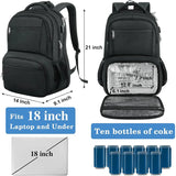 Sac à dos isotherme grande capacité pour repas et ordinateur