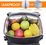 Sac à dos isotherme grande capacité pour transporter repas et boissons