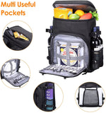 Sac à dos isotherme grande capacité pour transporter repas et boissons
