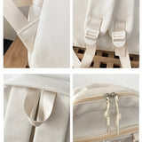 Détail des bretelles et du dos du sac à dos Ita, soulignant le confort et les ajustements