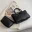 Chic Women's Handbag with Detachable Inner Pouch