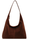 Sac à main femme grand volume effet velours – Style bohème chic