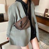Sac banane femme à chaînes – Élégance bohème et modernité