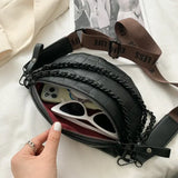 Sac banane femme à chaînes – Élégance bohème et modernité