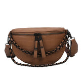 Sac banane femme à chaînes – Élégance bohème et modernité