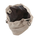Intérieur spacieux d'un sac bandoulière femme beige ouvert