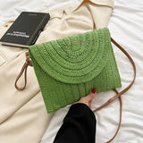 Sac bandoulière femme en paille tressée élégante et bohème