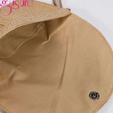 Sac bandoulière femme en paille tressée élégante et bohème