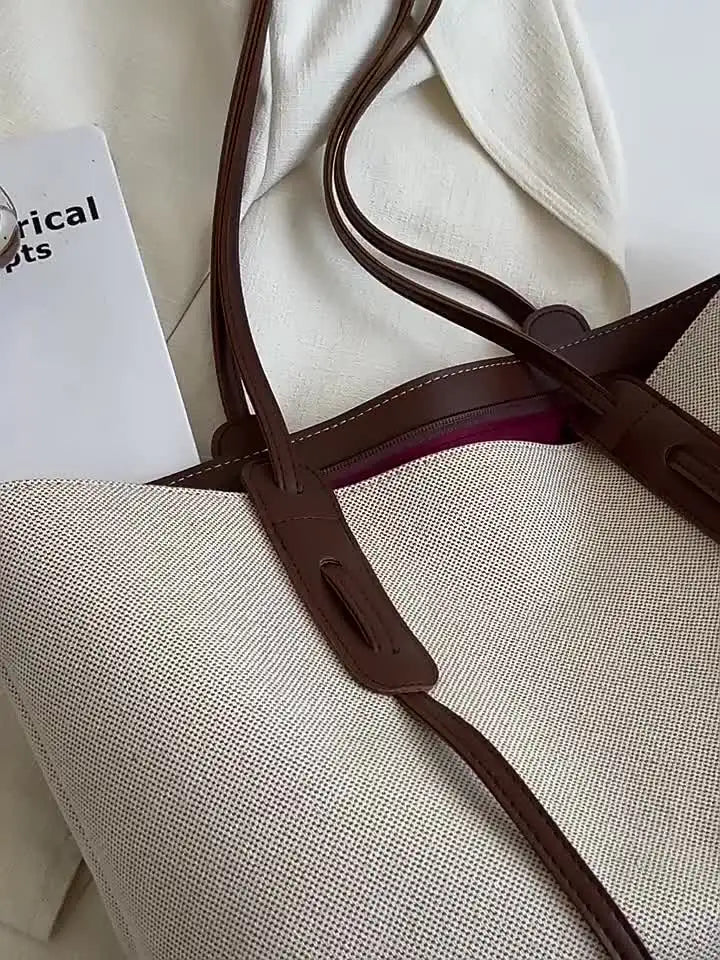 Sacs à bandoulière en toile pour femmes, sacs de shopping d'hiver, sacs de voyage grande capacité, sacs à main féminins, grands sacs fourre-tout