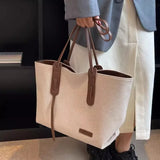 Sacs à bandoulière en toile pour femmes, sacs de shopping d'hiver, sacs de voyage grande capacité, sacs à main féminins, grands sacs fourre-tout