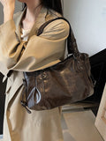 Sac bandoulière rétro chic polyvalent pour femme