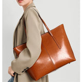 Sac cabas cuir vintage femme | Élégance & grande capacité
