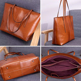 Sac cabas cuir vintage femme | Élégance & grande capacité