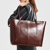 Sac cabas cuir vintage femme | Élégance & grande capacité