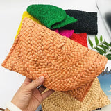 Sac Cabas Femme en Paille Tressée Style Bohème Chic