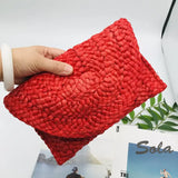 Sac Cabas Femme en Paille Tressée Style Bohème Chic