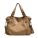 Grand sac cabas avec fermeture éclaire en cuir PU - EMAKUJITIA
