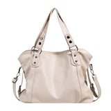 Grand sac cabas avec fermeture éclaire en cuir PU - EMAKUJITIA