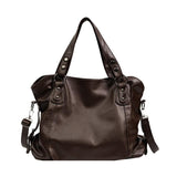 Grand sac cabas avec fermeture éclaire en cuir PU - EMAKUJITIA