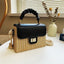 Chic Luxury Straw Handbag & Crossbody Bag for Effortless Style