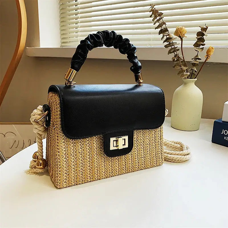 Sac Cabas Paille Bohème Chic : Élégance et Polyvalence