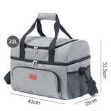 Sac Isotherme Repas Double Couche Grande Capacité Portable